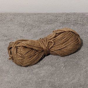 YARN Acrylic Tan Beige Taupe Soft Premier Elite PARTIAL SKEIN DISCONTINUED